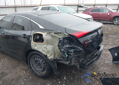 2019 Honda Civic Lx z USA, uszkodzony, nr VIN 19XFC2F64KE026197